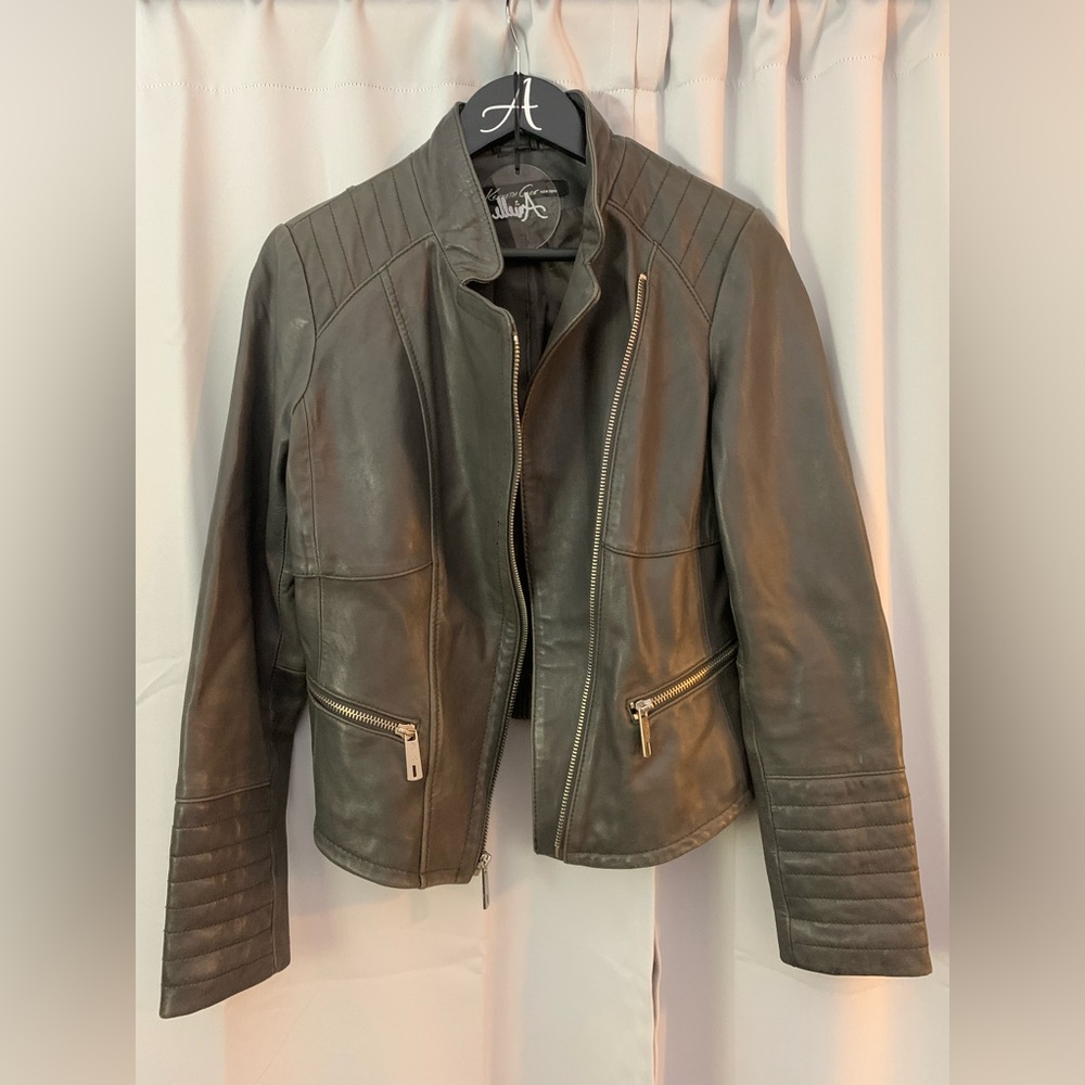 Vintage Leather Kenneth Cole Jacket 100% GENUINE LEATHER!
